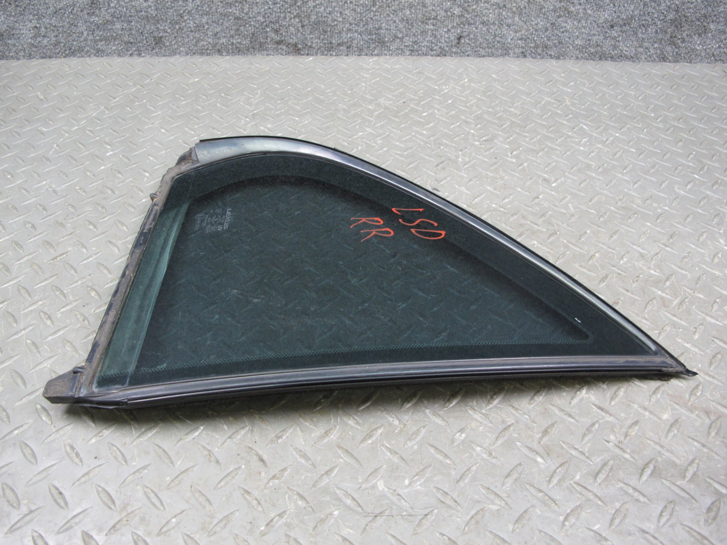 01-06 Lexus UCF30L LS430 Rear Right Door Fixed Glass Window OEM