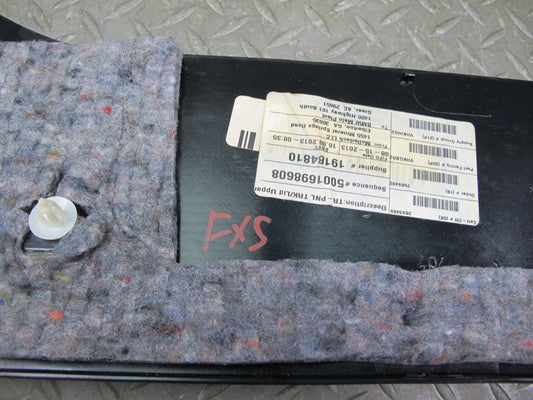 08-14 BMW E71 X6 Set of 3 Rear Left & Right Trunk Lid Boot Cover Black OEM