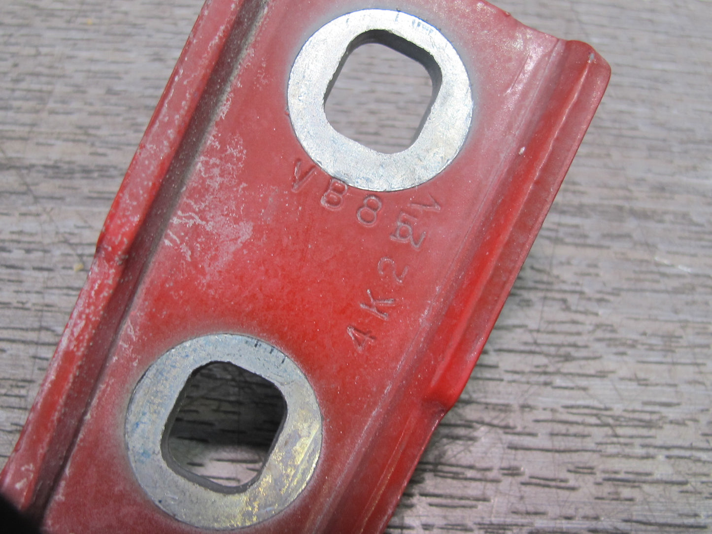03-06 Chevrolet SSR Left Driver Door Upper & Lower Hinge Set RED OEM