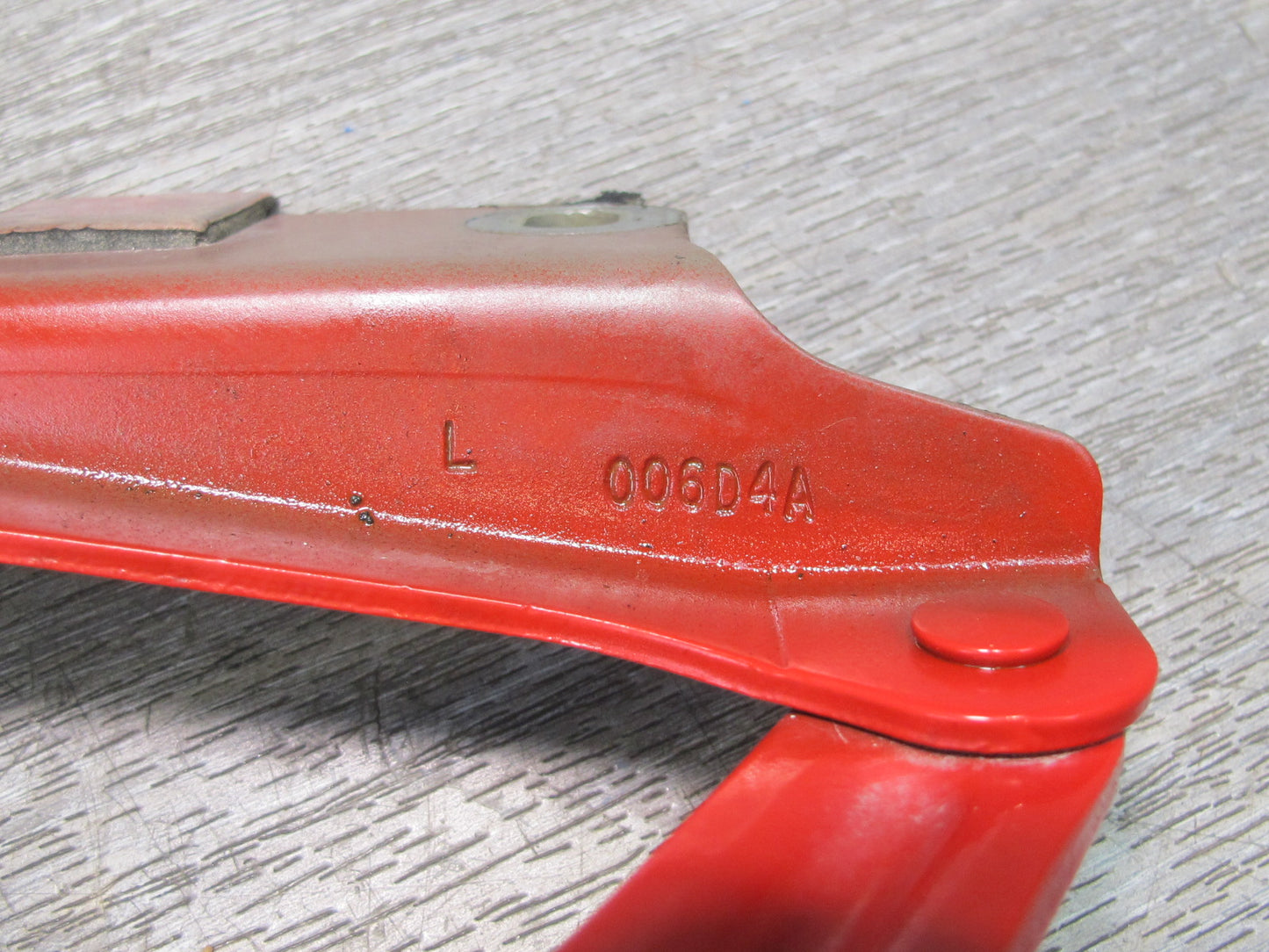03-06 Chevrolet SSR Set of 2 Left & Right Hood Hinge RED OEM