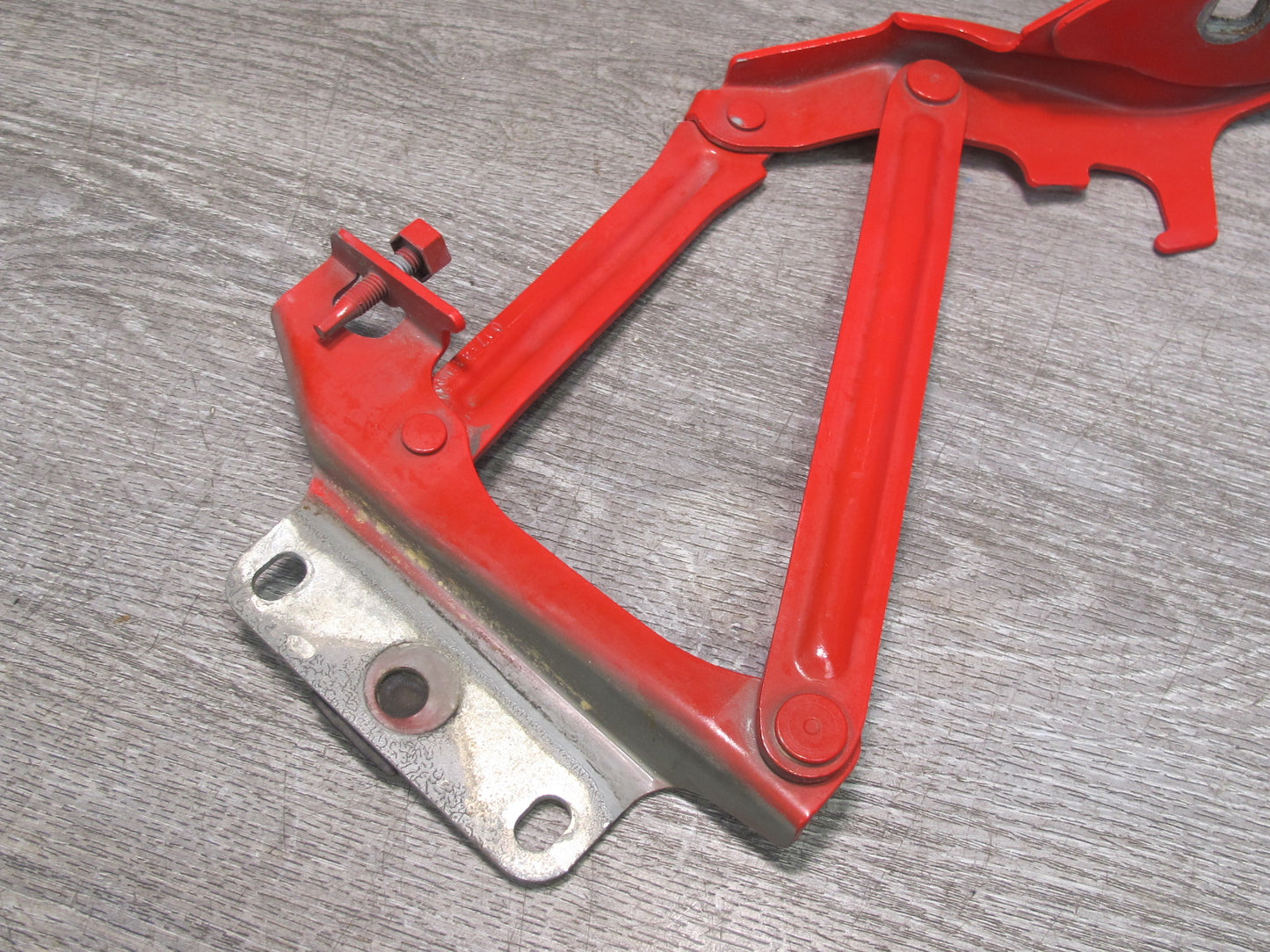 03-06 Chevrolet SSR Set of 2 Left & Right Hood Hinge RED OEM
