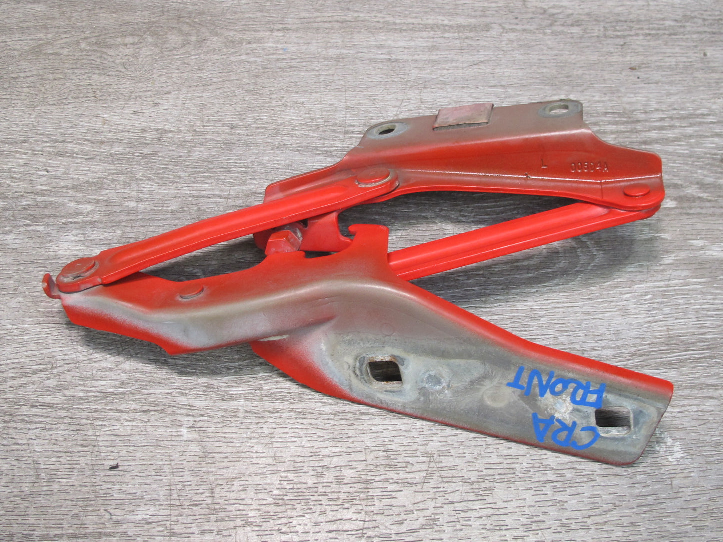03-06 Chevrolet SSR Set of 2 Left & Right Hood Hinge RED OEM