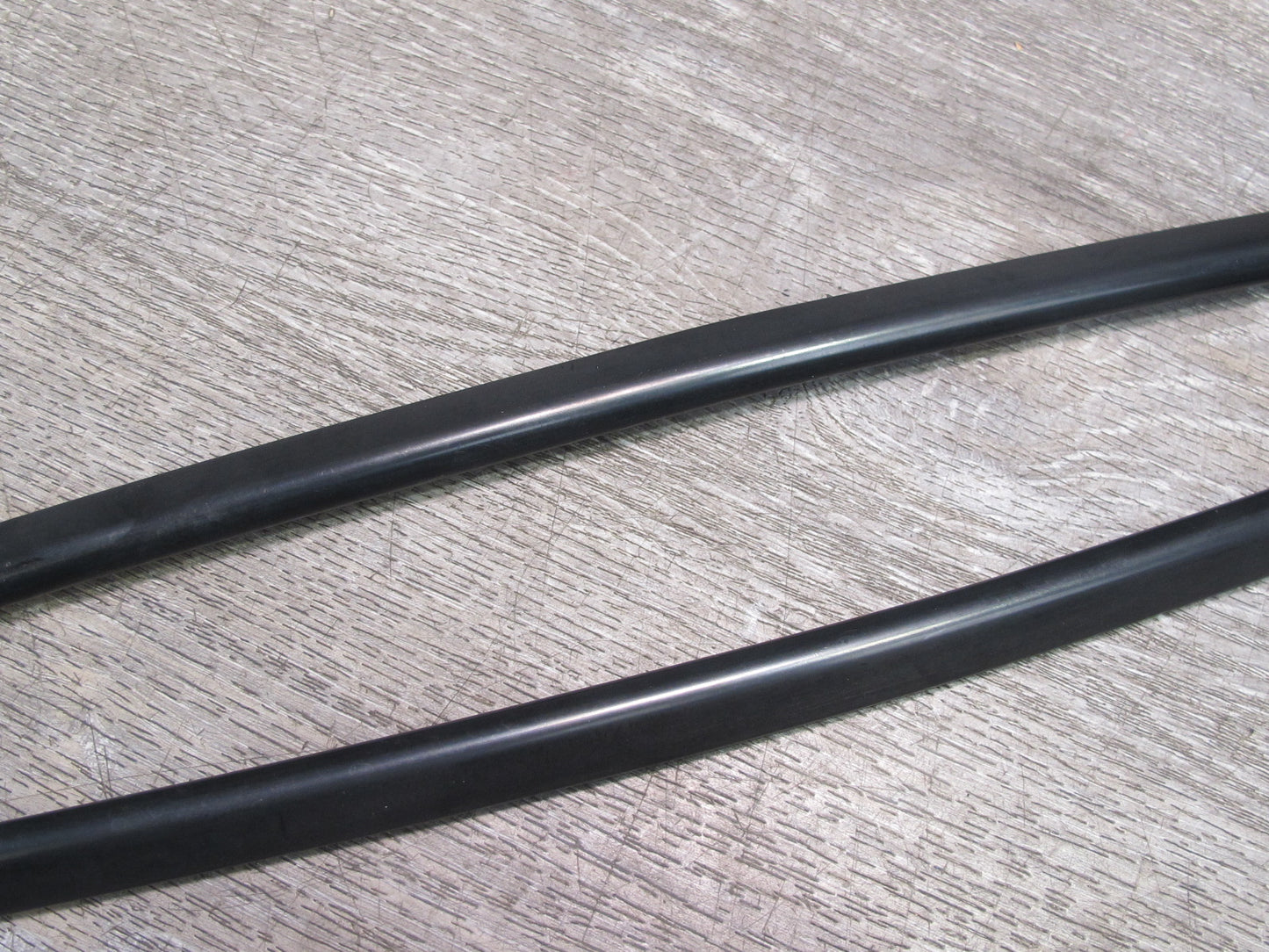 96-99 BMW E36 Convertible Set of 2 Front Windshield Molding Trim Strip OEM