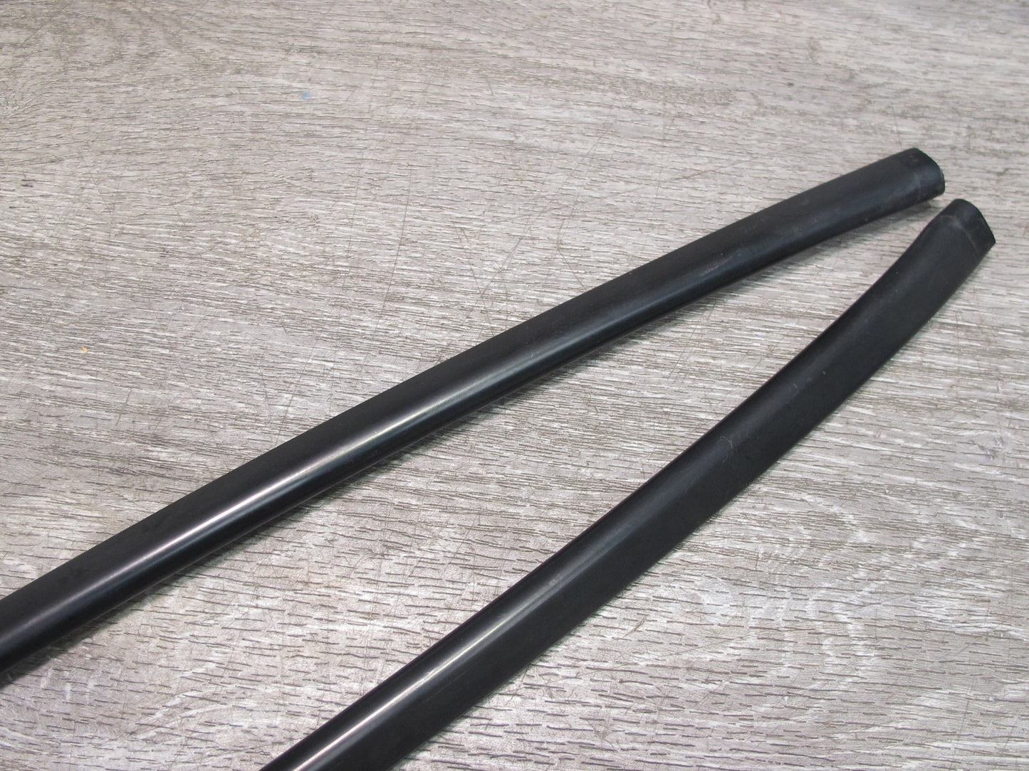 96-99 BMW E36 Convertible Set of 2 Front Windshield Molding Trim Strip OEM