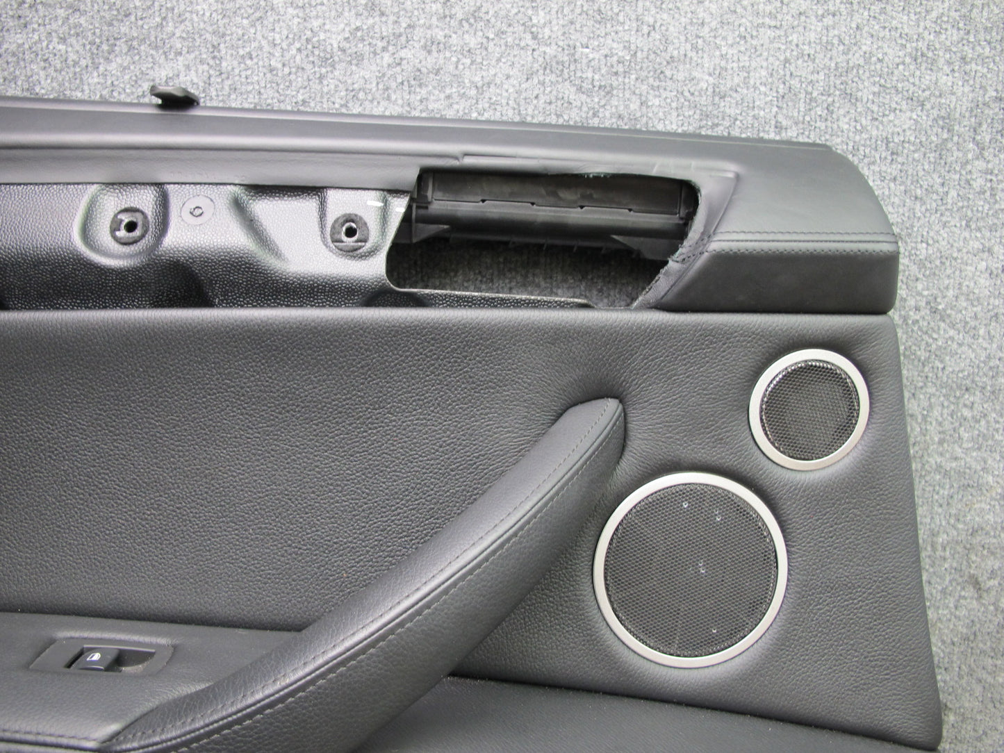 10-14 BMW E71 X6 X6M Set of 2 Rear Door Interior Trim Panel w Sun Shades OEM