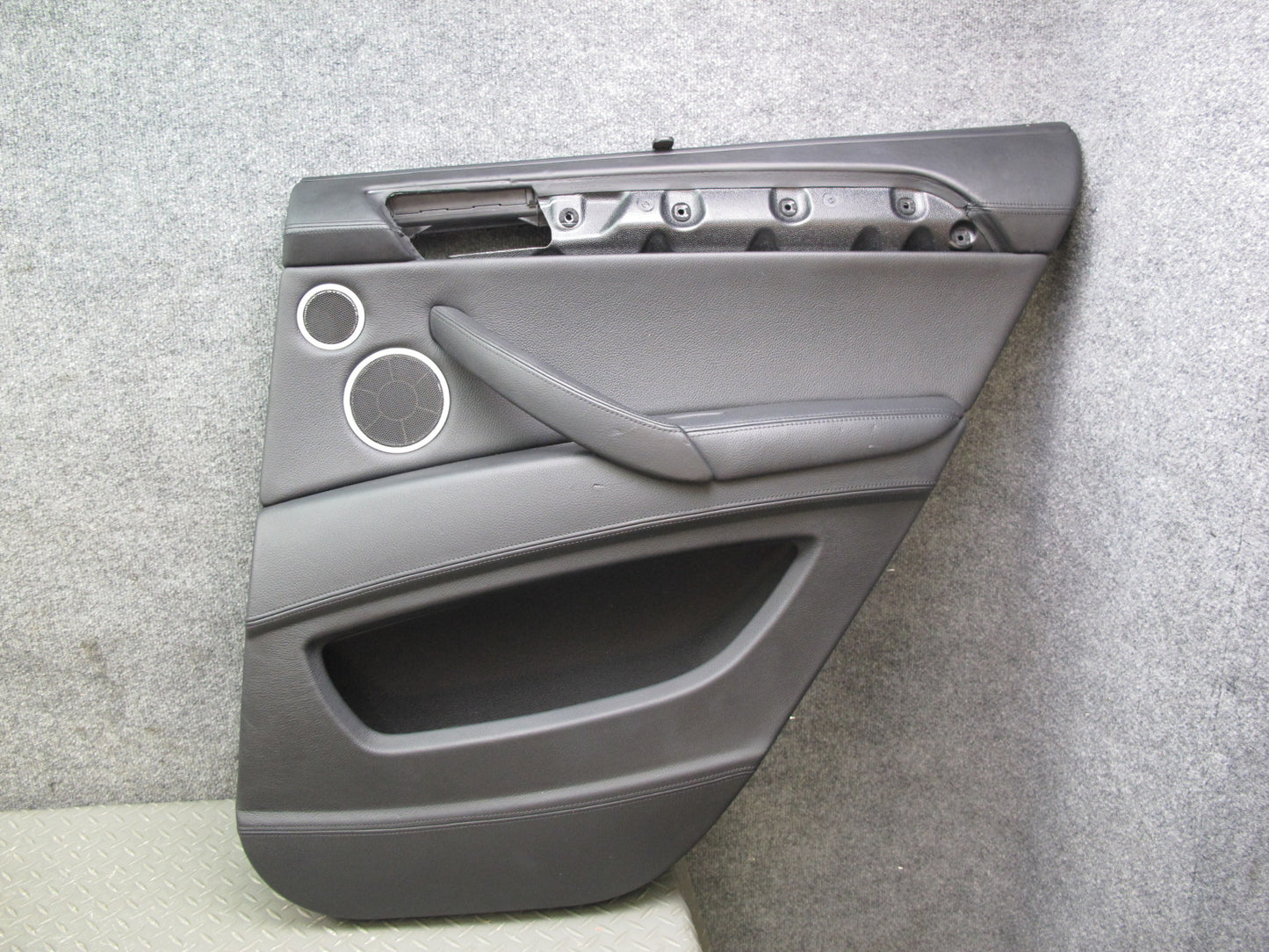 10-14 BMW E71 X6 X6M Set of 2 Rear Door Interior Trim Panel w Sun Shades OEM