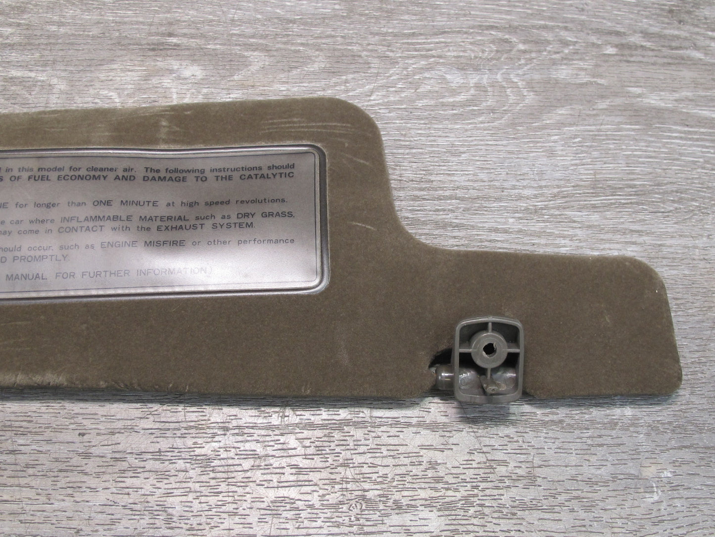 84-89 Nissan Z31 300ZX Set of 2 Front Left & Right Sun Visor Shade OEM