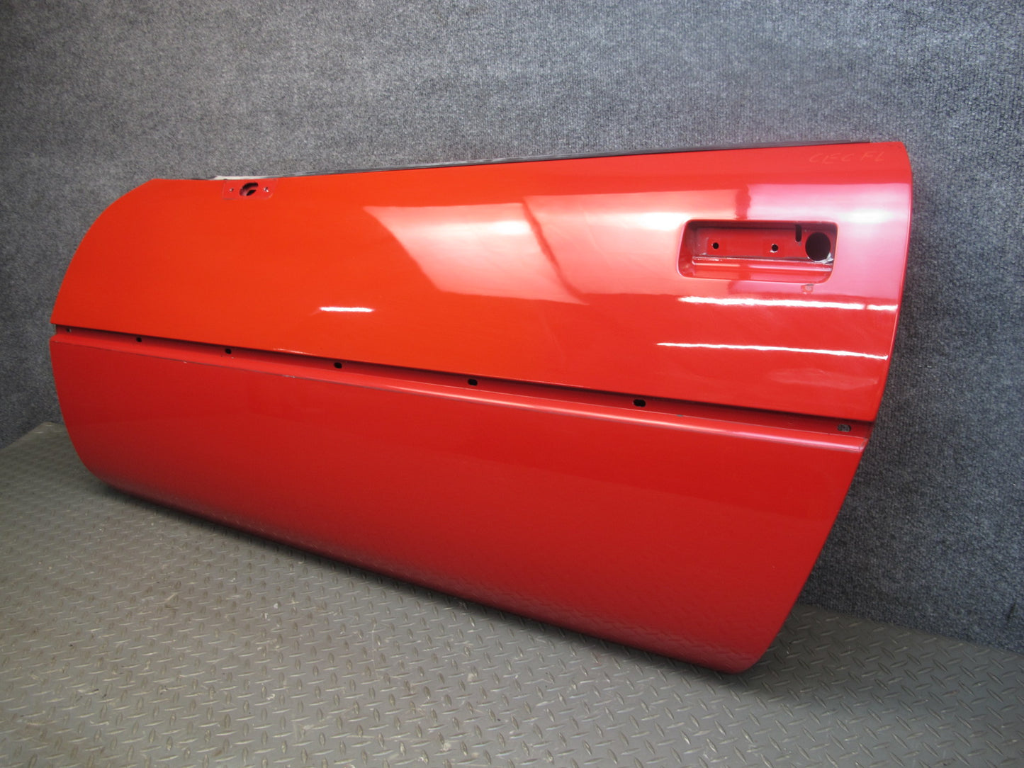 84-94 Chevrolet Corvette C4 Left Driver Door Shell Panel RED OEM
