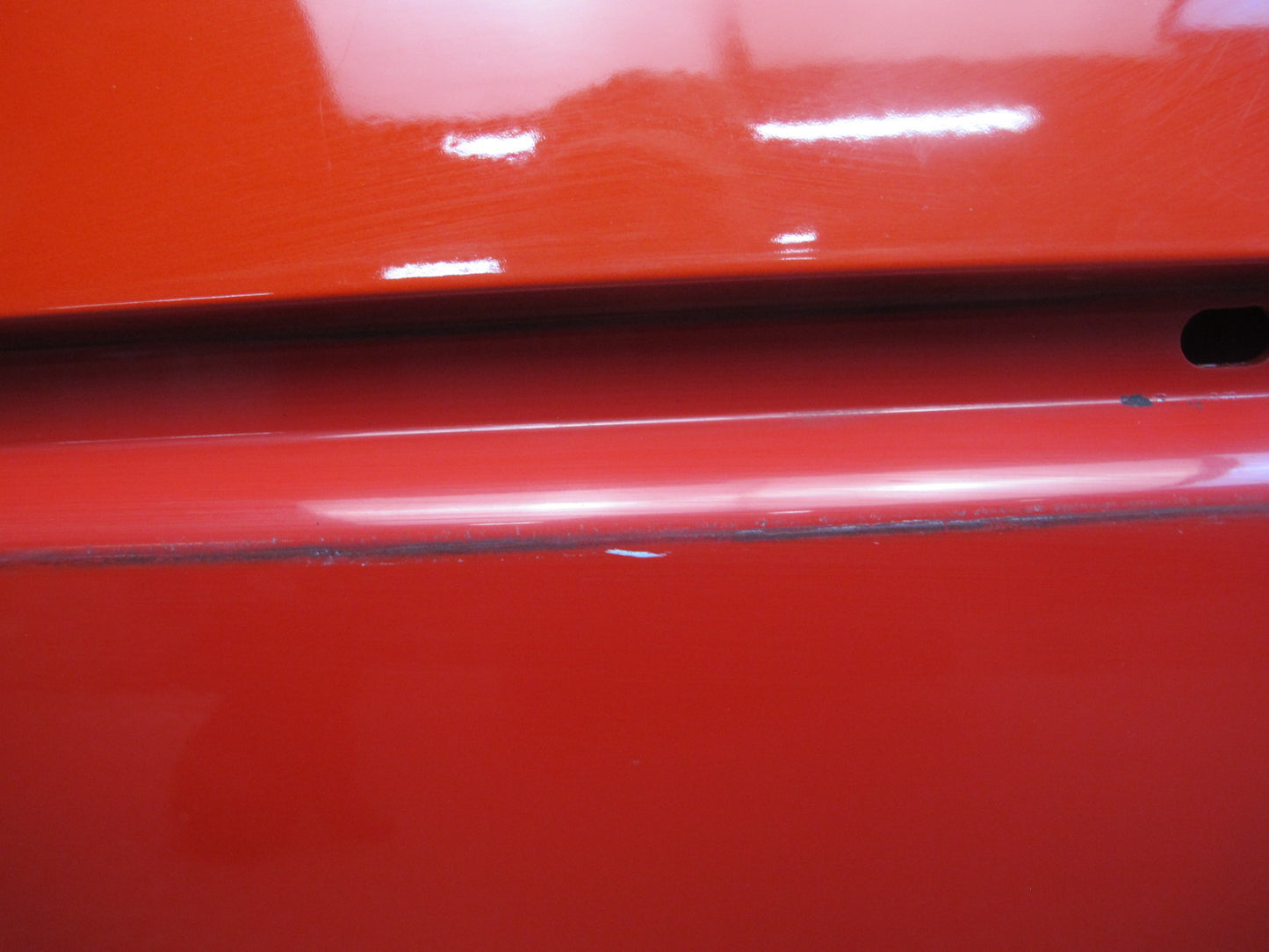84-94 Chevrolet Corvette C4 Left Driver Door Shell Panel RED OEM