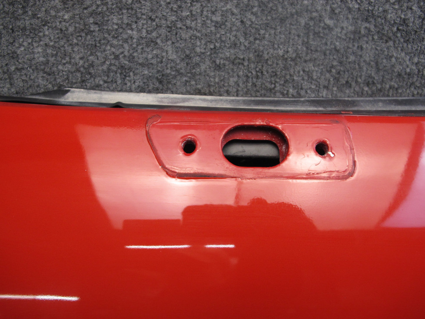 84-94 Chevrolet Corvette C4 Left Driver Door Shell Panel RED OEM