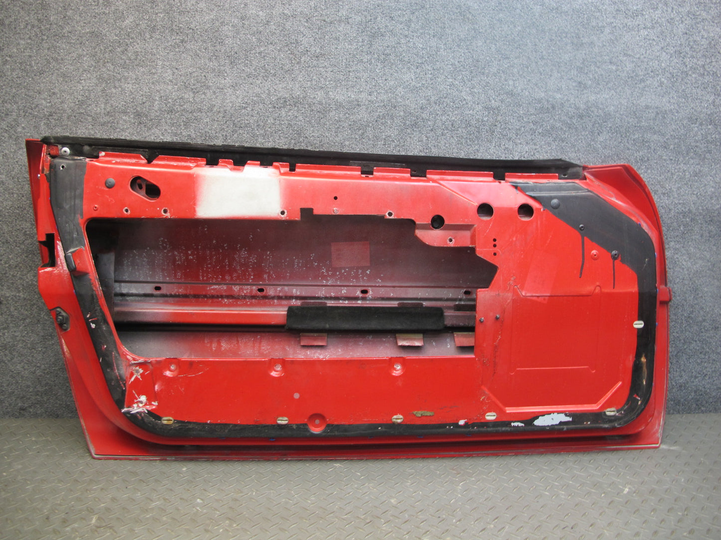 84-94 Chevrolet Corvette C4 Left Driver Door Shell Panel RED OEM