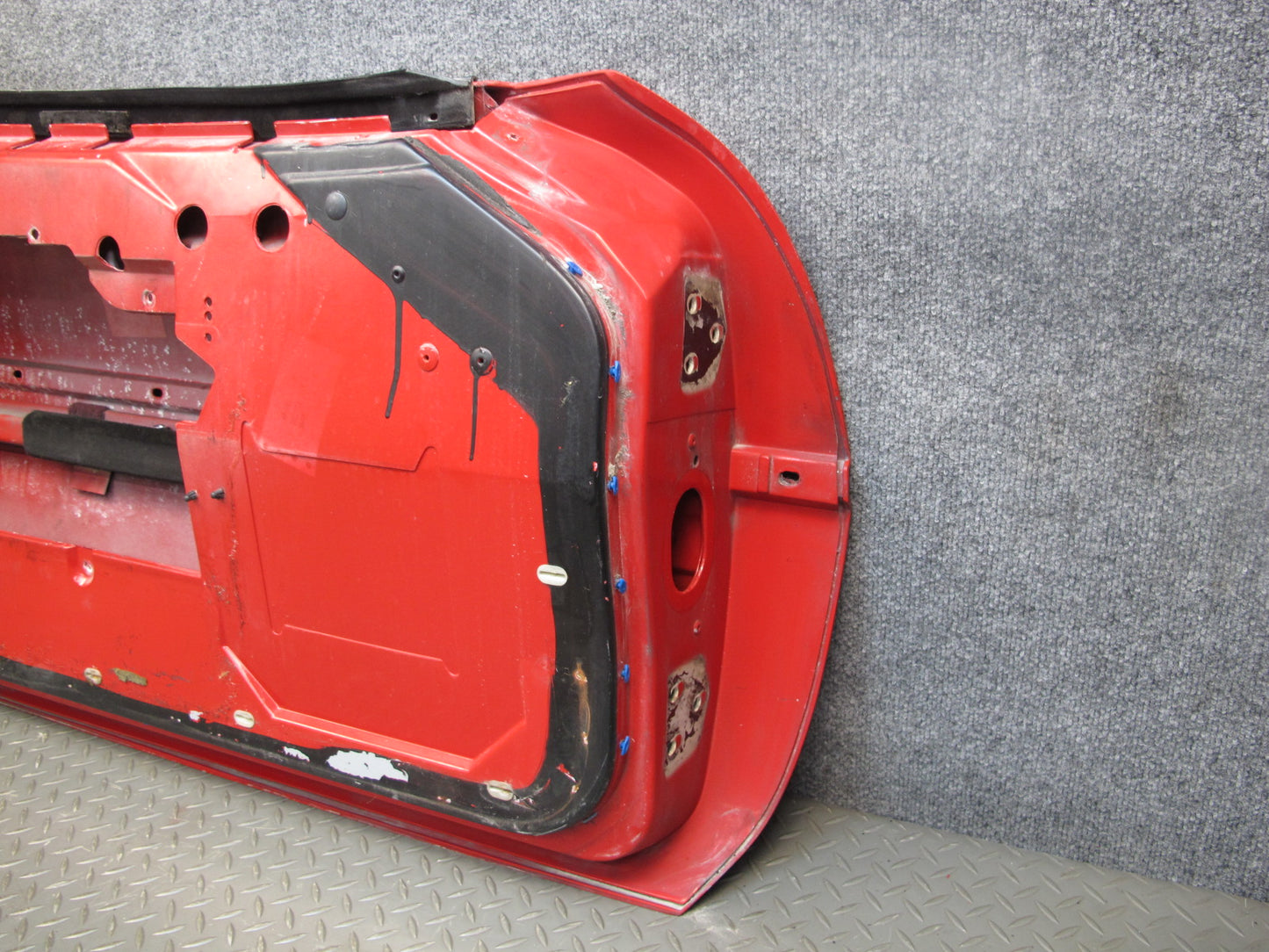 84-94 Chevrolet Corvette C4 Left Driver Door Shell Panel RED OEM