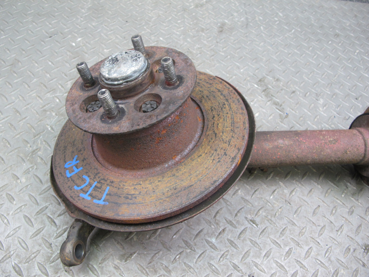 75-82 Triumph TR7 Front Spindle Knuckle Wheel Hub Shock Absorber Set OEM