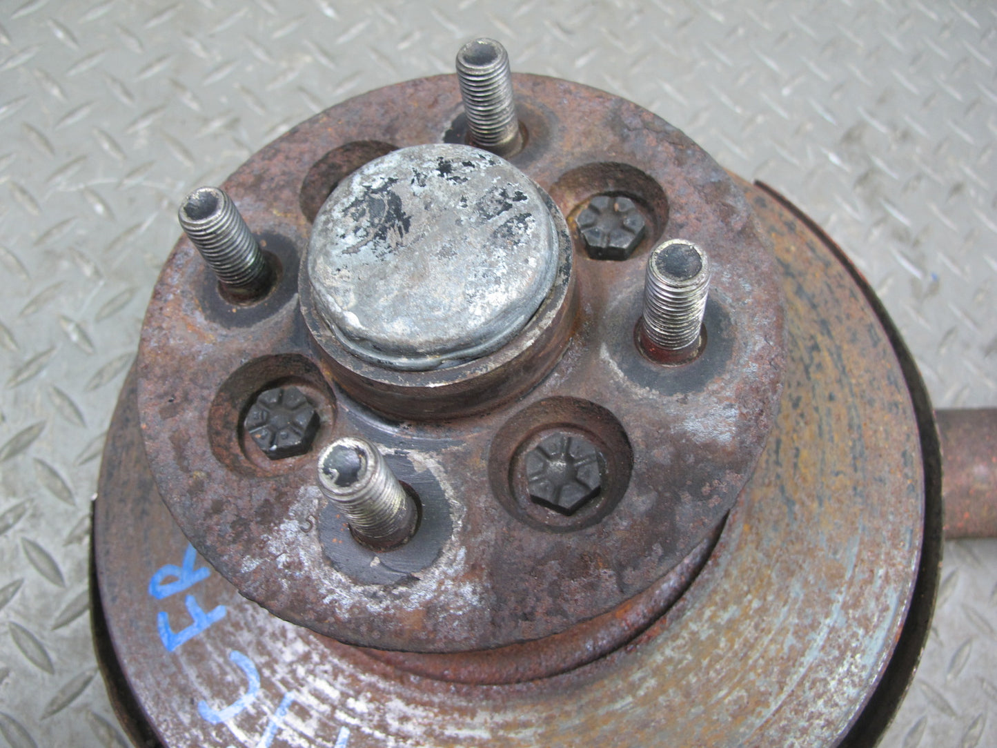 75-82 Triumph TR7 Front Spindle Knuckle Wheel Hub Shock Absorber Set OEM