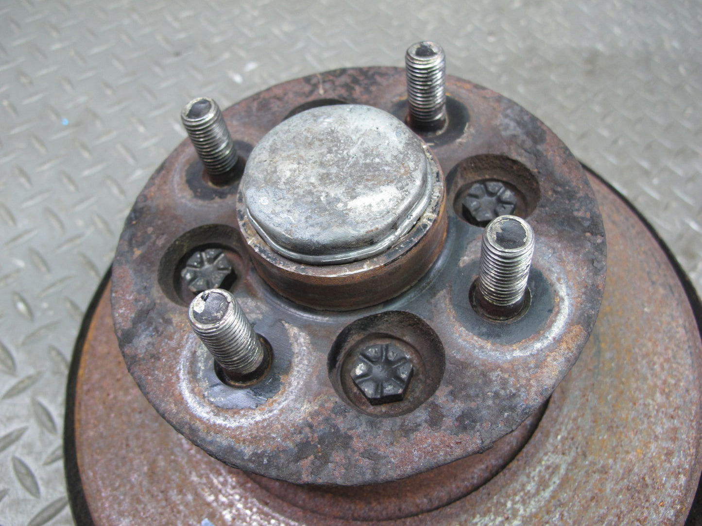 75-82 Triumph TR7 Front Spindle Knuckle Wheel Hub Shock Absorber Set OEM