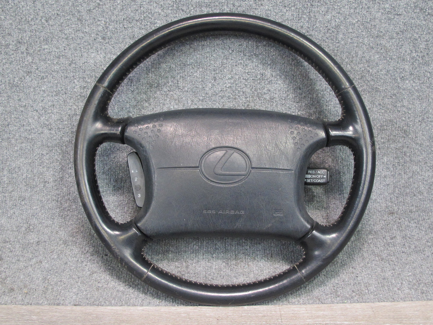 92-96 LEXUS SC300 FRONT LEFT DRIVER SIDE STEERING WHEEL W/ SRS AIRBAG OEM