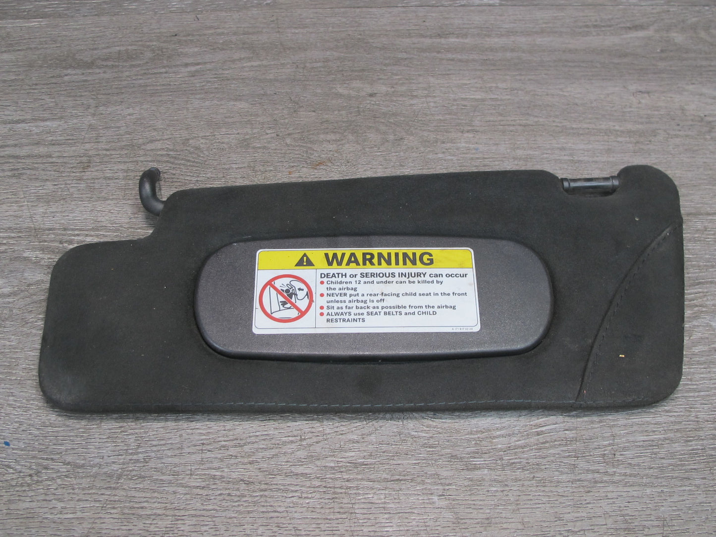 03-06 Mercedes R230 SL600 Set of 2 Front Left & Right Sun Visor OEM