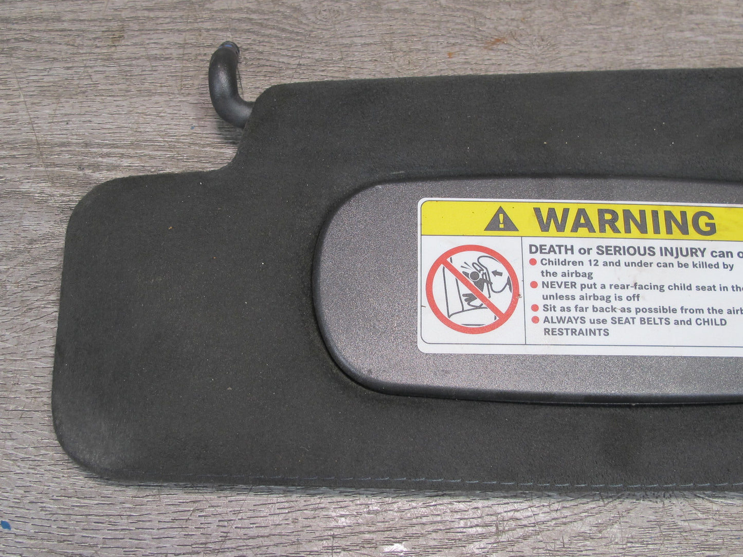 03-06 Mercedes R230 SL600 Set of 2 Front Left & Right Sun Visor OEM