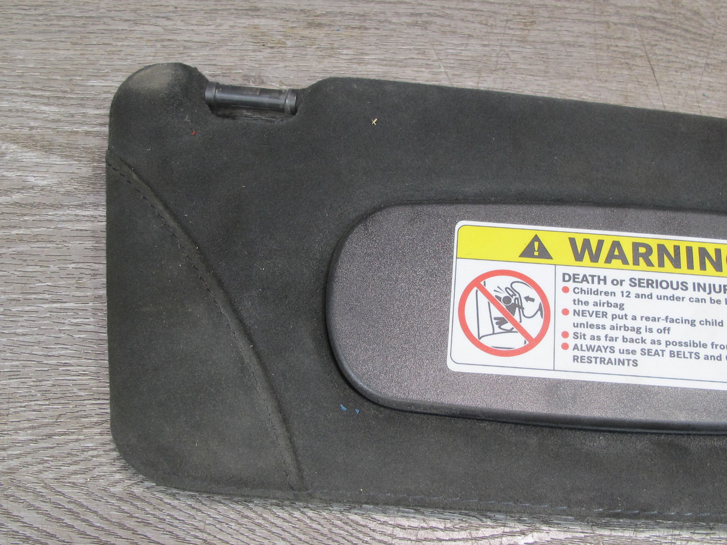 03-06 Mercedes R230 SL600 Set of 2 Front Left & Right Sun Visor OEM