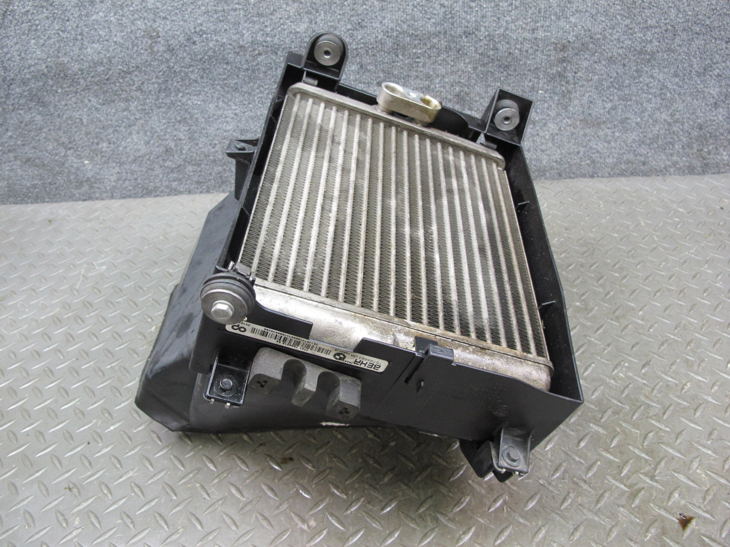 10-14 BMW E70 E71 X5M X6M Engine Oil Cooler Radiator Frame Duct Pipe Set OEM