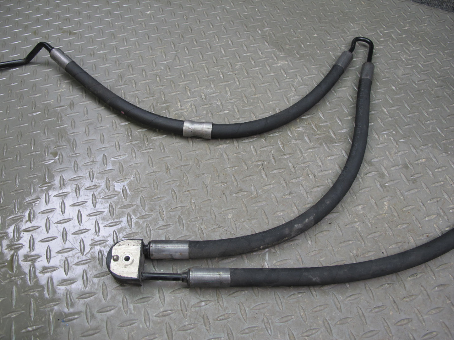 10-14 BMW E70 E71 X5M X6M Adaptive Drive Power Steering Hose Pipe Line Set OEM