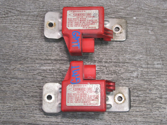 91-96 MITSUBISHI 3000GT SAFETY CRASH IMPACT SRS AIRBAG SENSOR 2PCS 629333 OEM