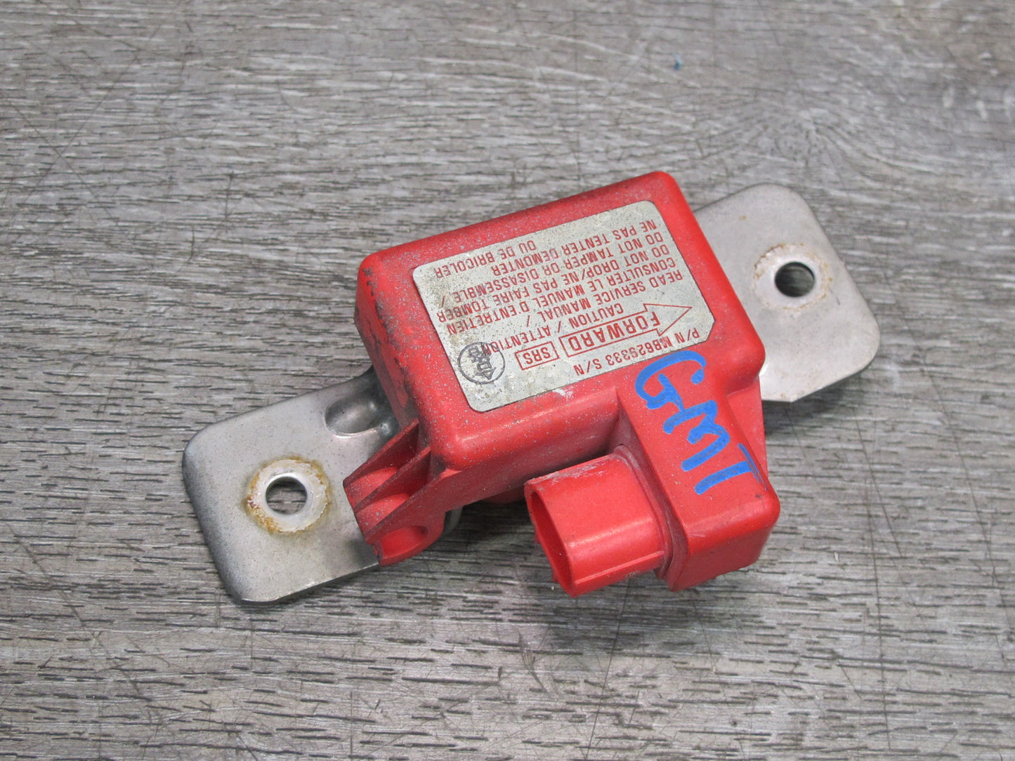 91-96 MITSUBISHI 3000GT SAFETY CRASH IMPACT SRS AIRBAG SENSOR 2PCS 629333 OEM