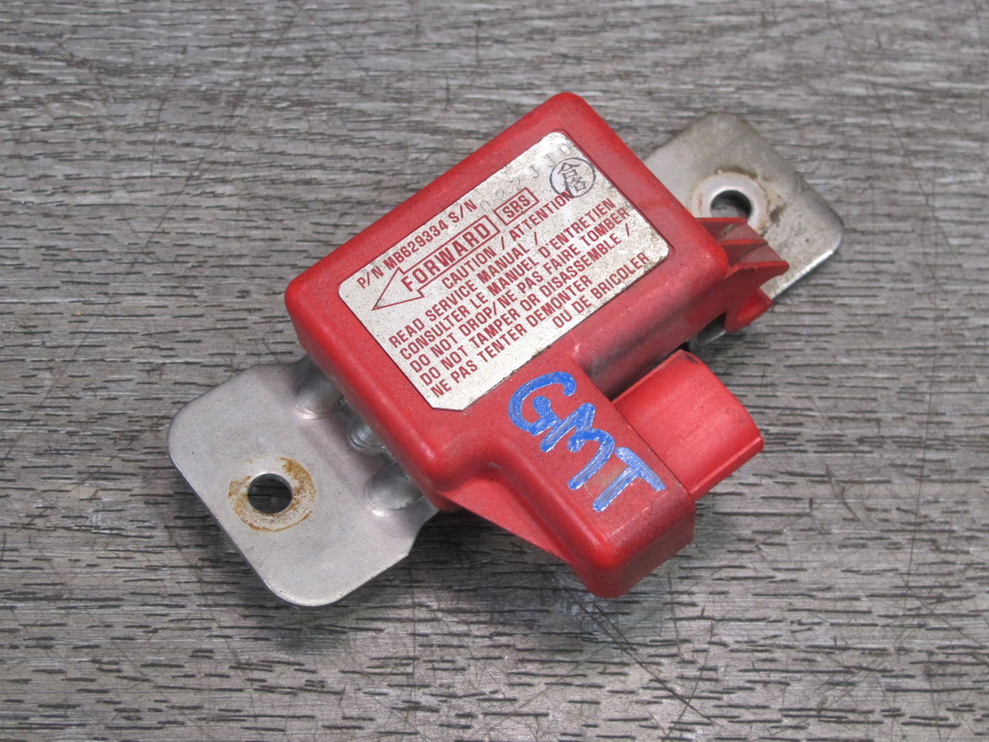 91-96 MITSUBISHI 3000GT SAFETY CRASH IMPACT SRS AIRBAG SENSOR 2PCS 629333 OEM