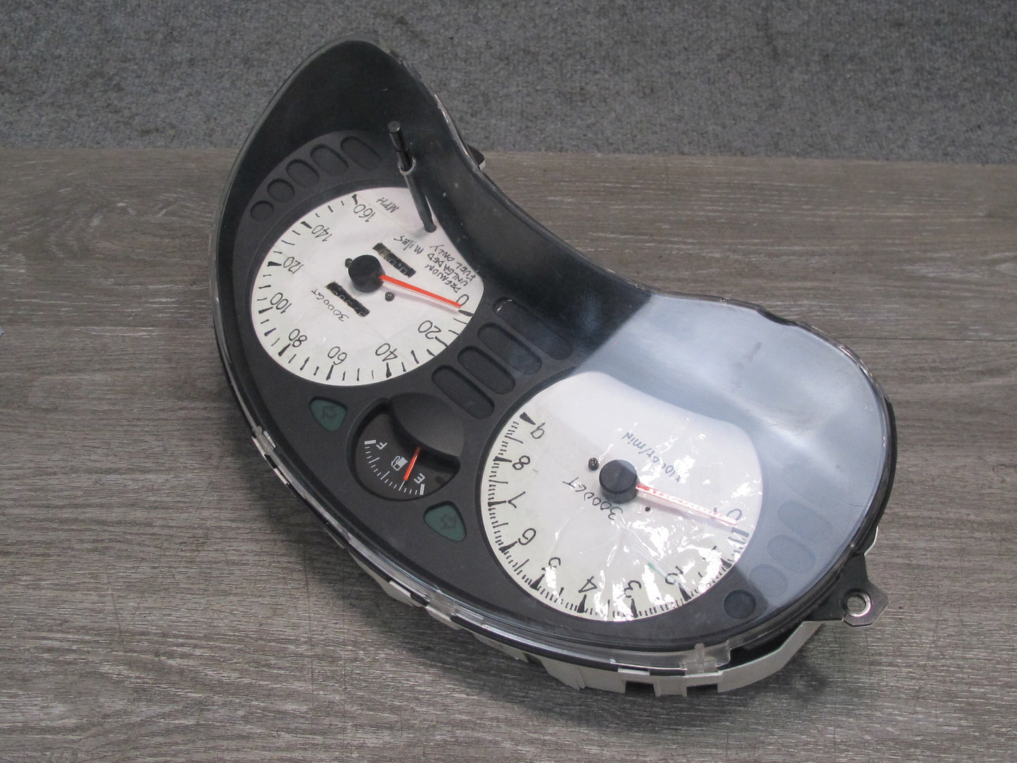 91-93 Mitsubishi 3000GT M/T Instrument Cluster Gauge Speedometer MB604744 OEM