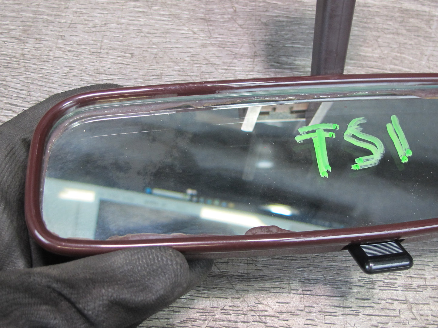 86-92 Toyota Supra MA71 Manual Dimming Interior Rear View Mirror OEM