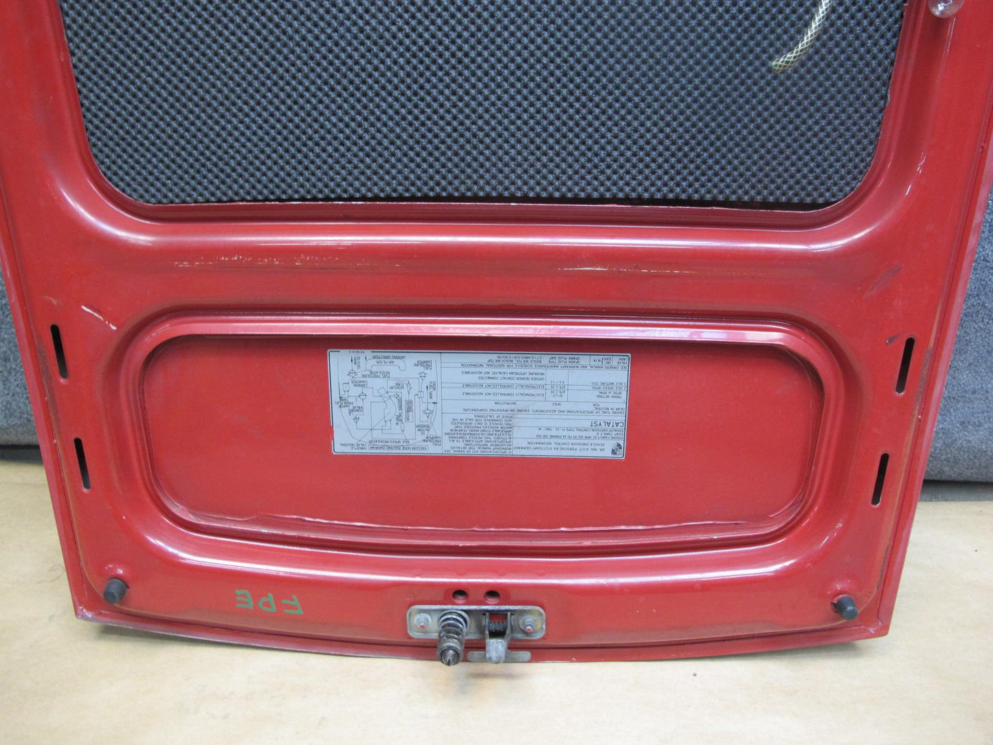 1983-1995 Porsche 928 S Front Hood Bonnet Shell Panel Cover RED