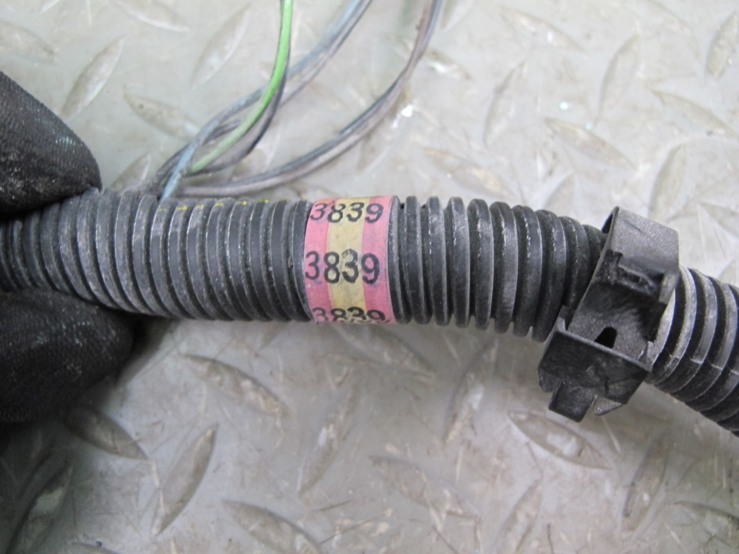 1991 Chevrolet Corvette C4 Rear Bumper Tail Light Wire Wiring Harness OEM