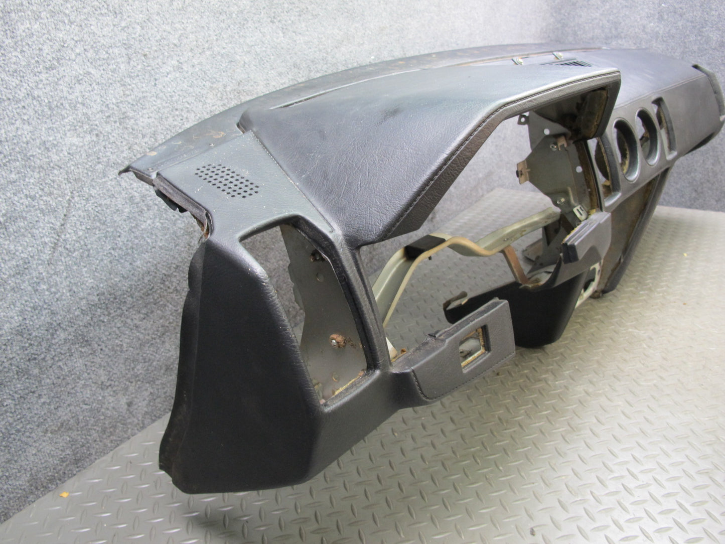 85-87 Nissan Z31 300ZX Dashboard Dash Instrument Trim Panel Cover Black OEM
