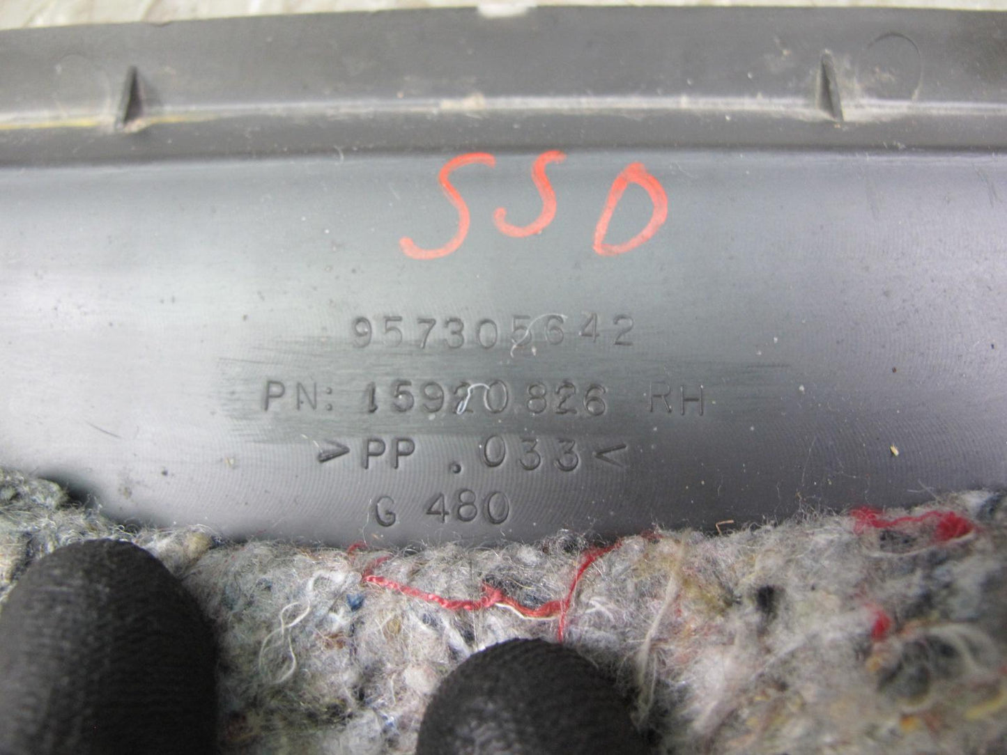 07-10 Saturn SKY Pontiac Solstice Dash Right Insulator Panel 15920826 OEM