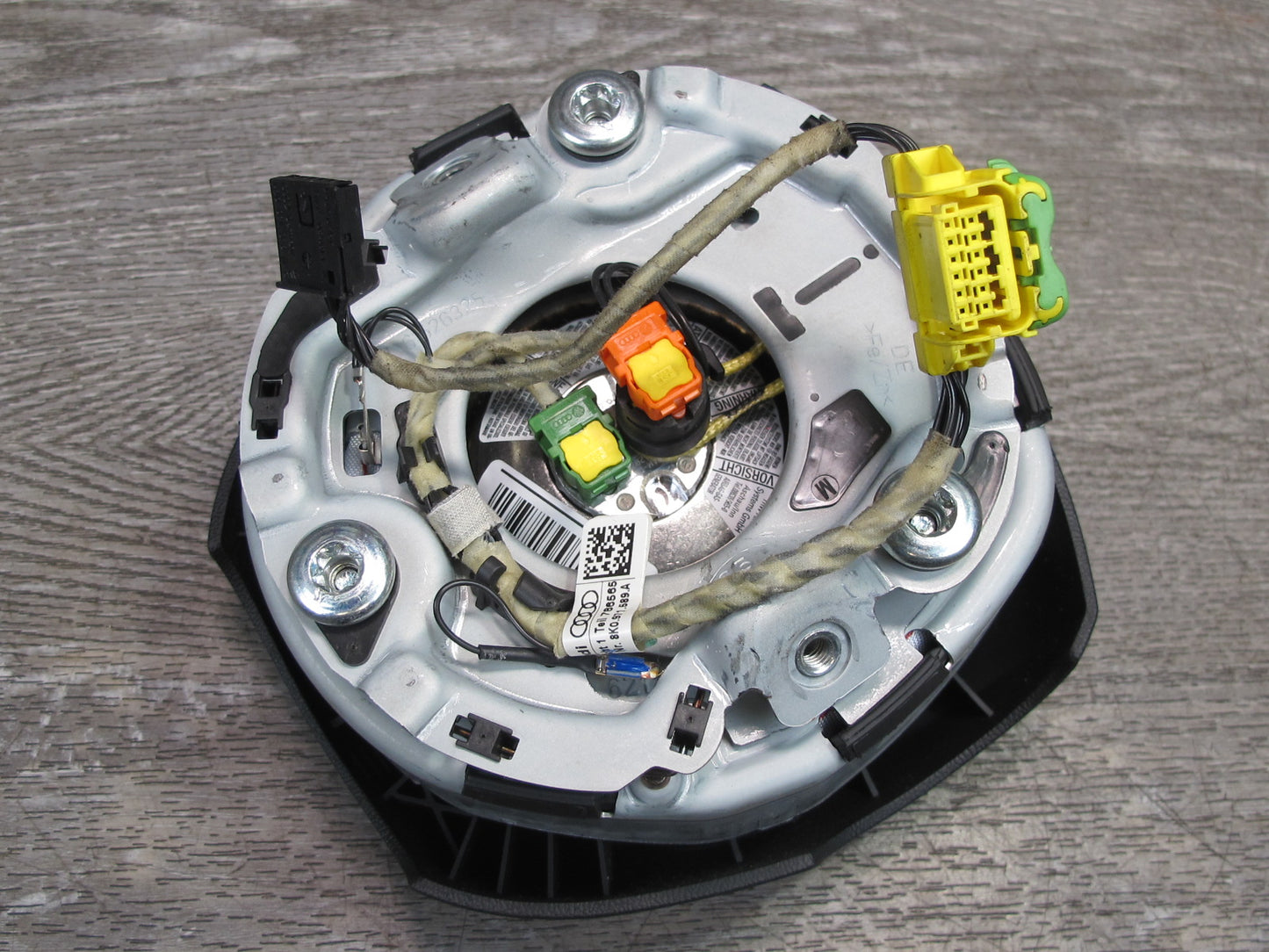 08-12 AUDI A4 S4 FRONT LEFT DRIVER SIDE STEERING WHEEL SRS AIRBAG OEM