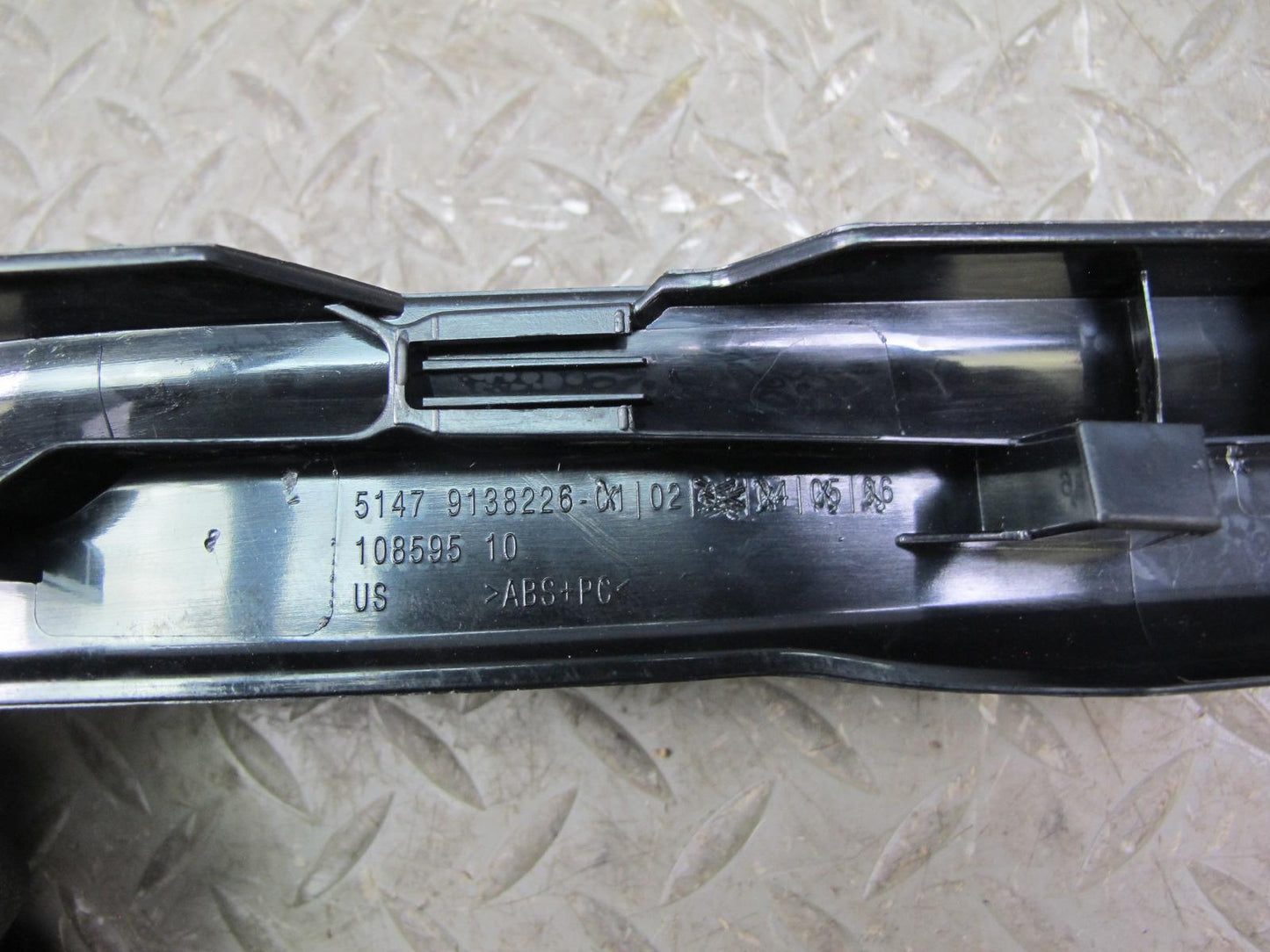 09-14 BMW E71 X6 Set of 2 Rear Left & Right Door Scuff Sill Plate Trim OEM