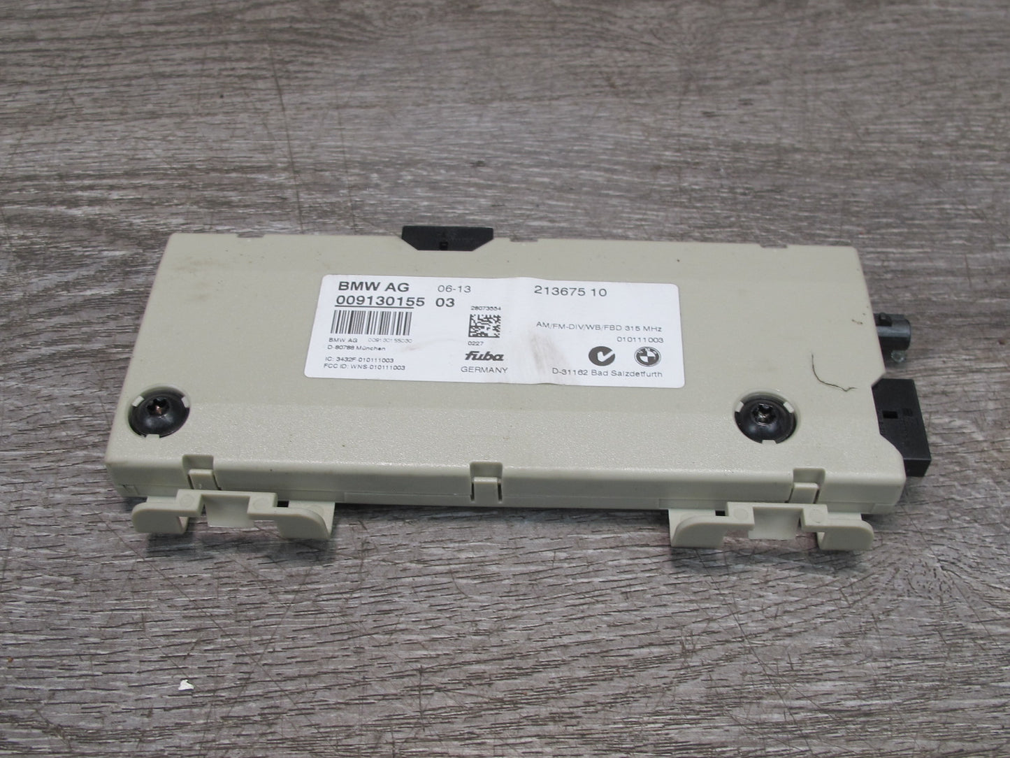 08-14 BMW E71 X6 Diversity Radio Antenna Amplifier AMP Module 9130155 OEM