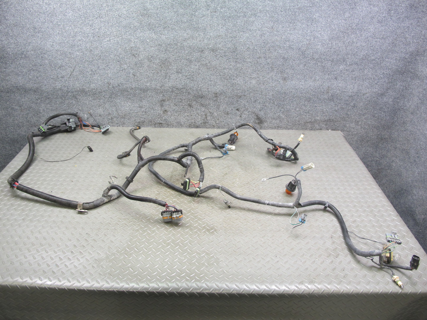 1991 Chevrolet Corvette C4 Front Bumper Headlight Wire Wiring Harness OEM