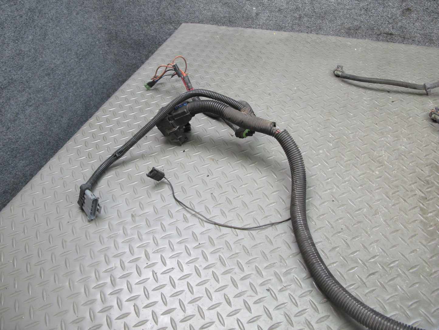 1991 Chevrolet Corvette C4 Front Bumper Headlight Wire Wiring Harness OEM