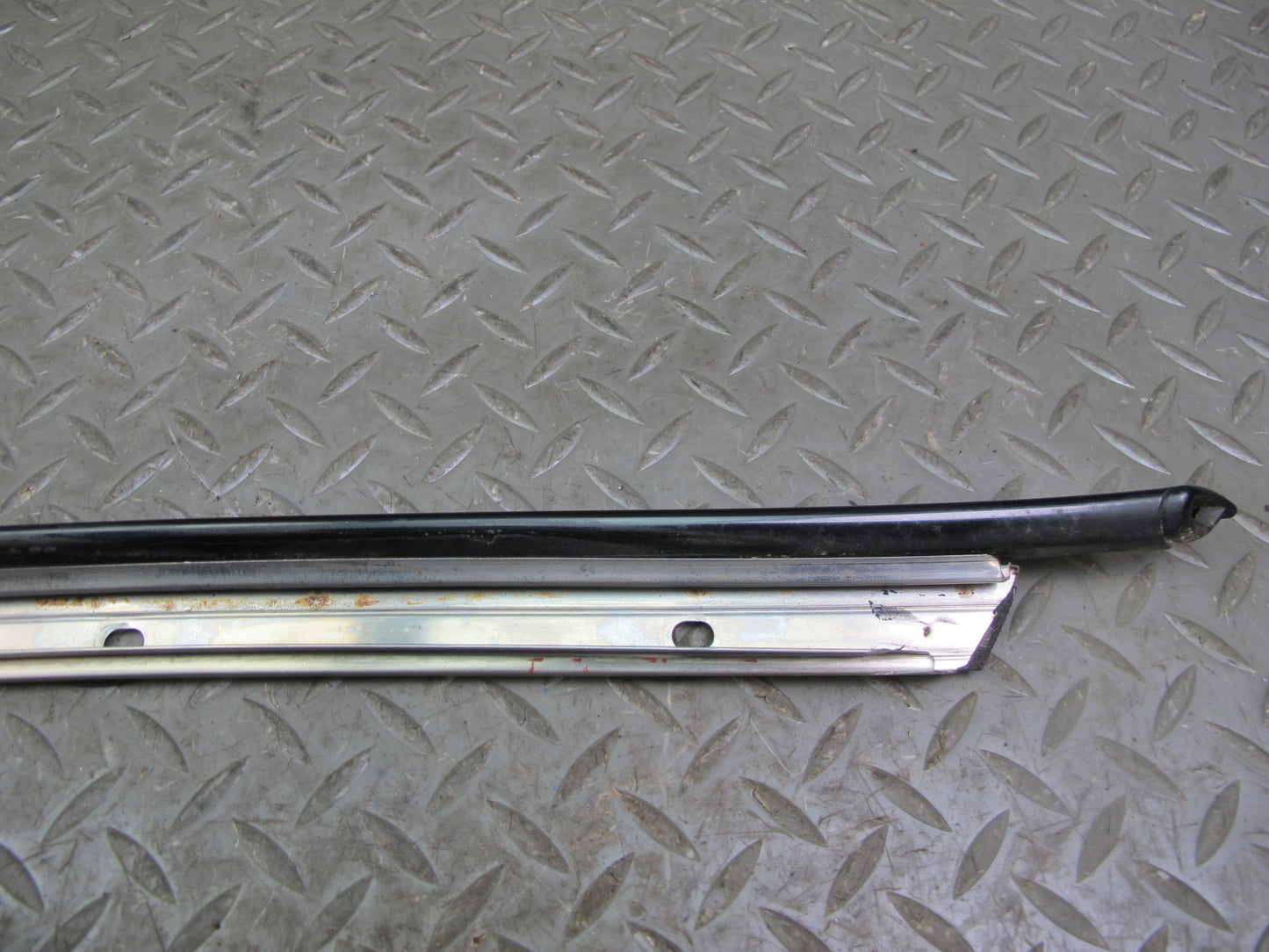 84-89 Nissan Z31 300ZX Windshield A Pillar Exterior Trim Molding Panel Set OEM