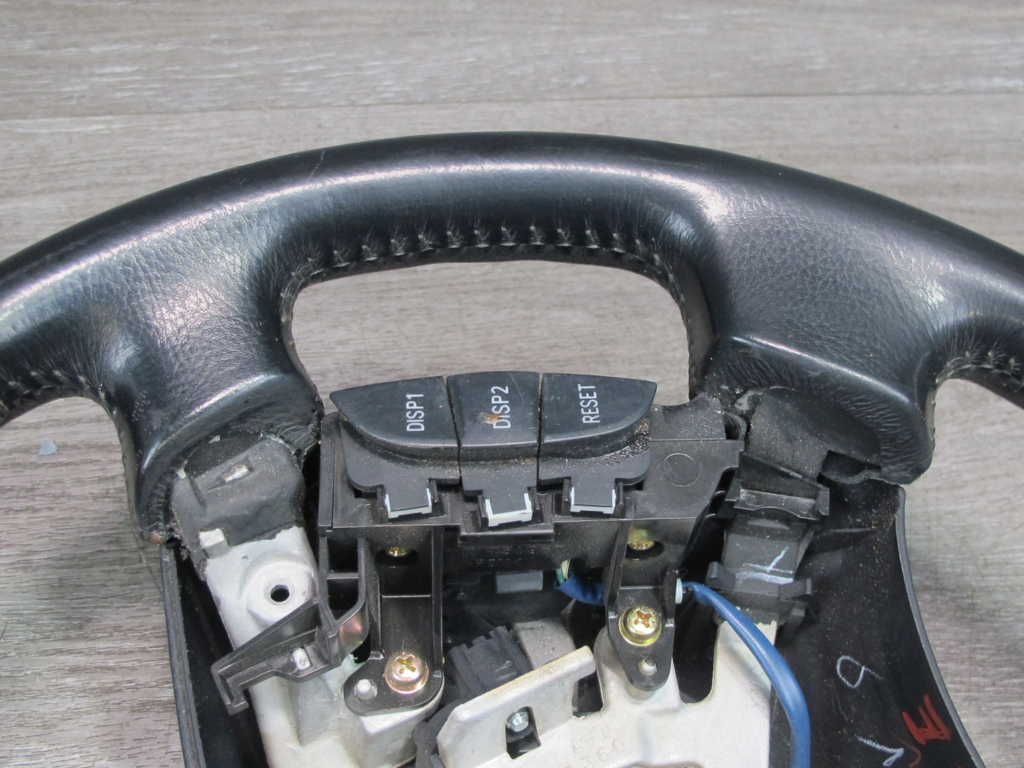 01-03 Lexus UCF30L LS430 Leather Wood Steering w Controls Switch OEM