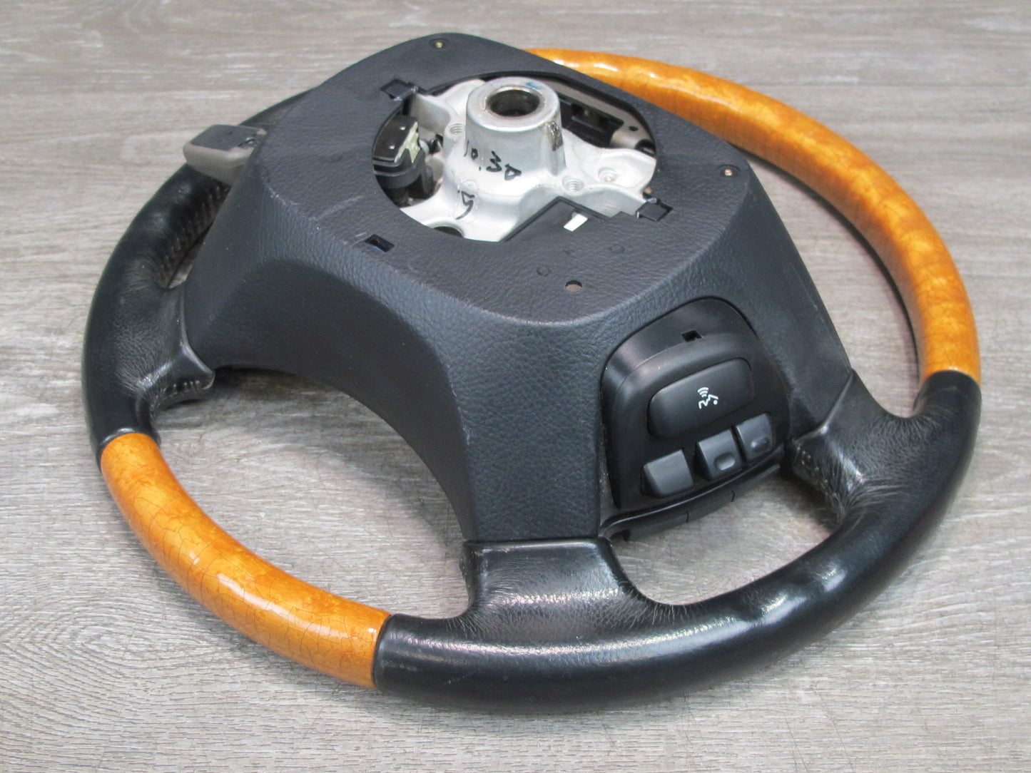 01-03 Lexus UCF30L LS430 Leather Wood Steering w Controls Switch OEM