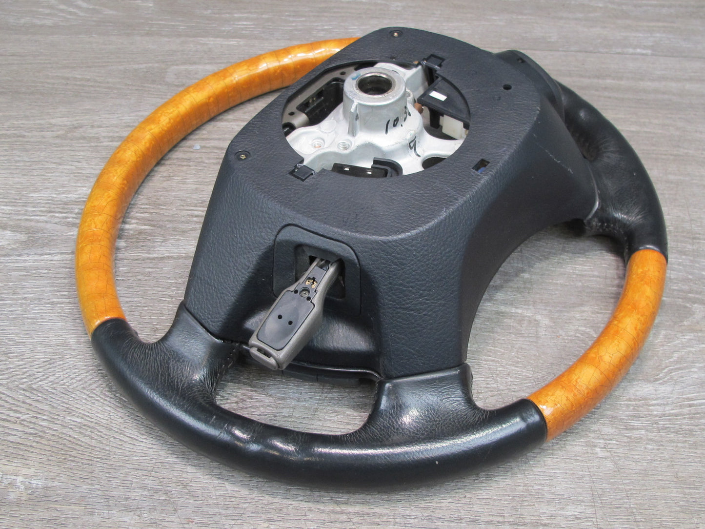 01-03 Lexus UCF30L LS430 Leather Wood Steering w Controls Switch OEM