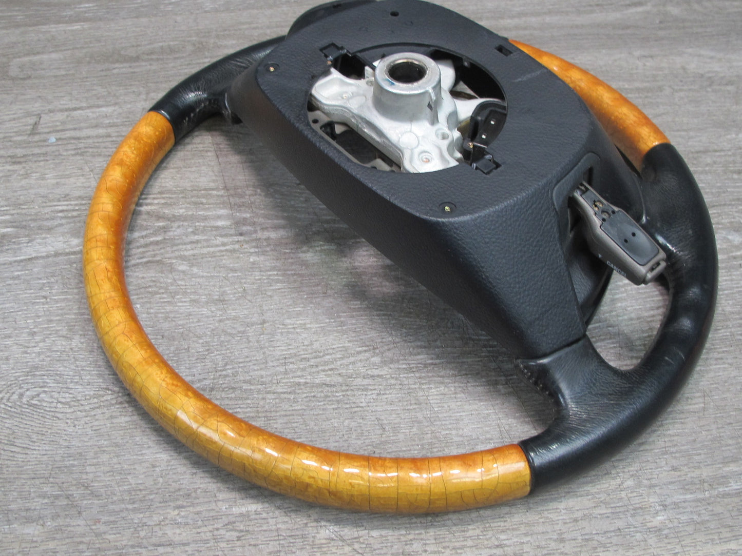 01-03 Lexus UCF30L LS430 Leather Wood Steering w Controls Switch OEM