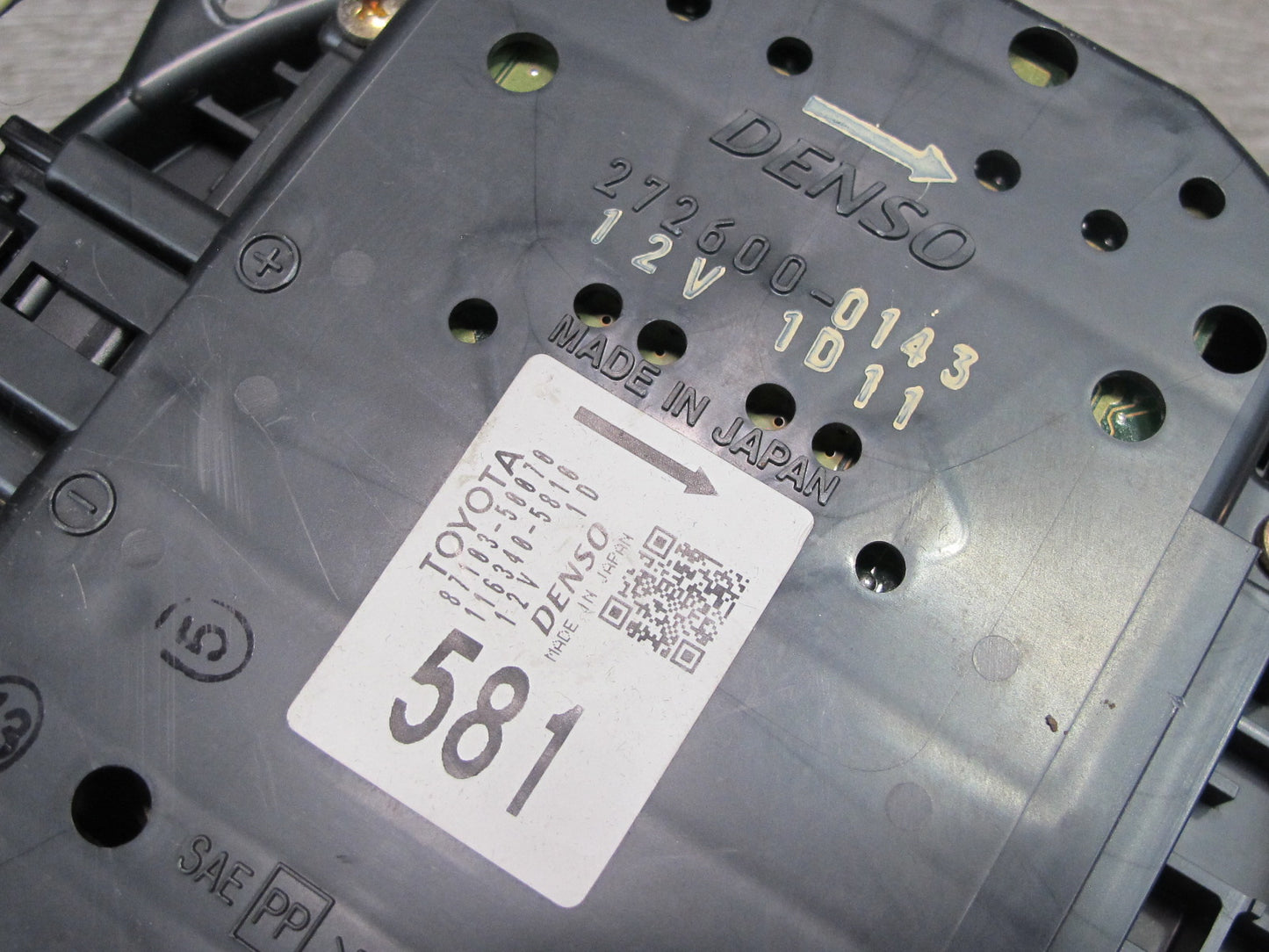 01-06 Lexus UCF30L LS430 A/C Heater Blower Motor Fan 87103-50070 OEM