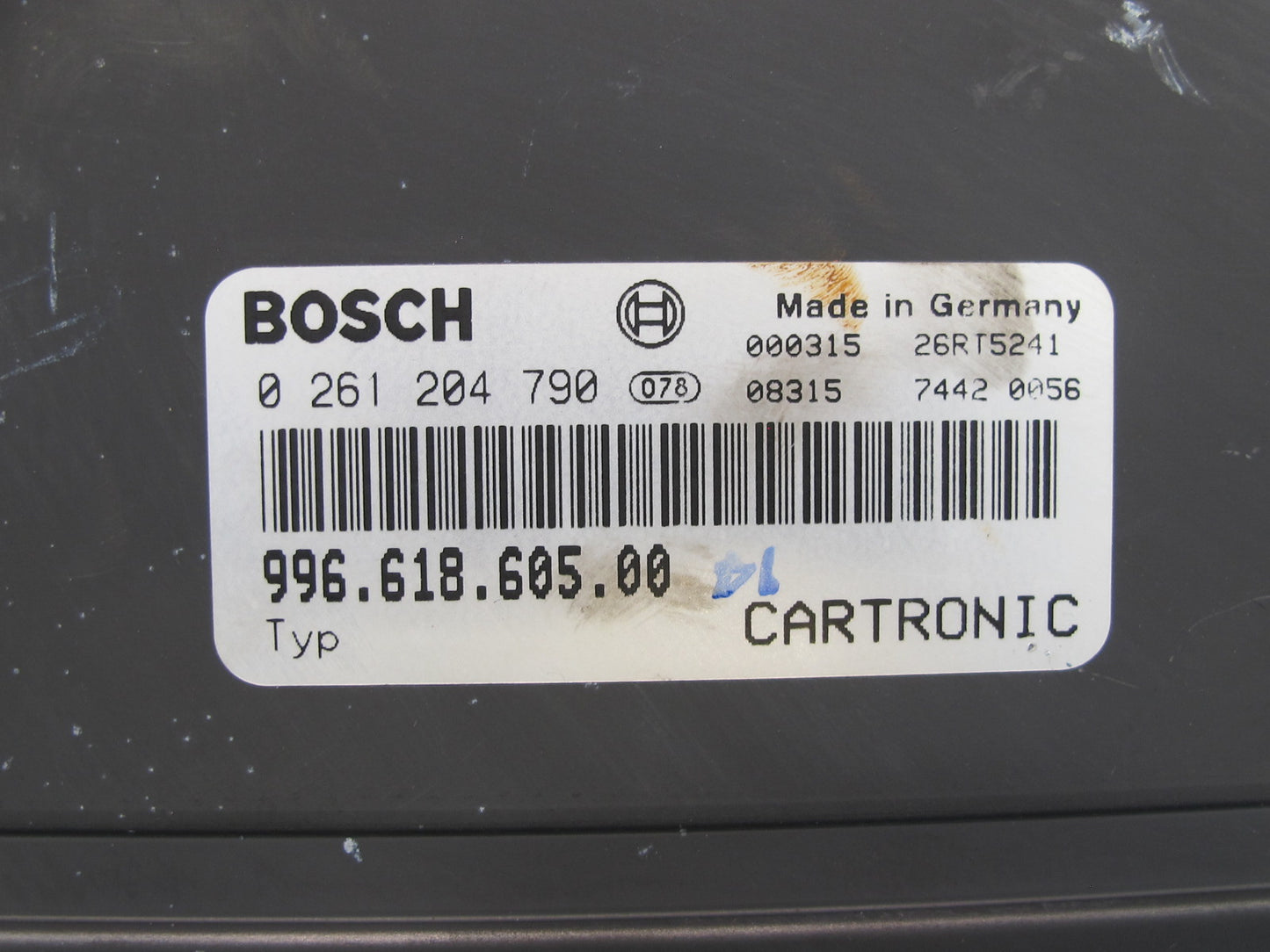 2000-2001 Porsche 911 996 3.4L ECU ECM Engine Computer Control Module Unit