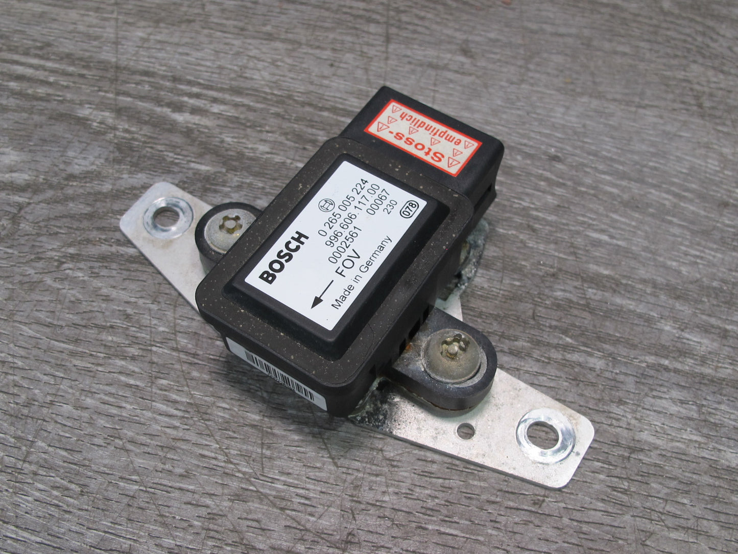 2000-2001 Porsche 911 996 3.4L Stability Management PSM Sensor 99660611700