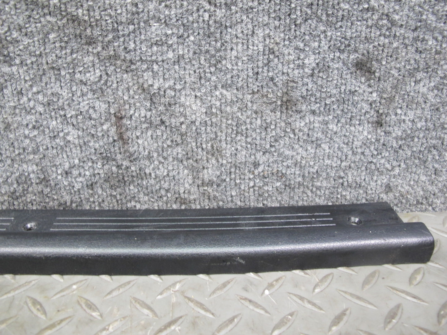 84-89 Nissan Z31 300ZX 2+0 Left Right Door Scuff Sill Plate Trim Panel Set OEM