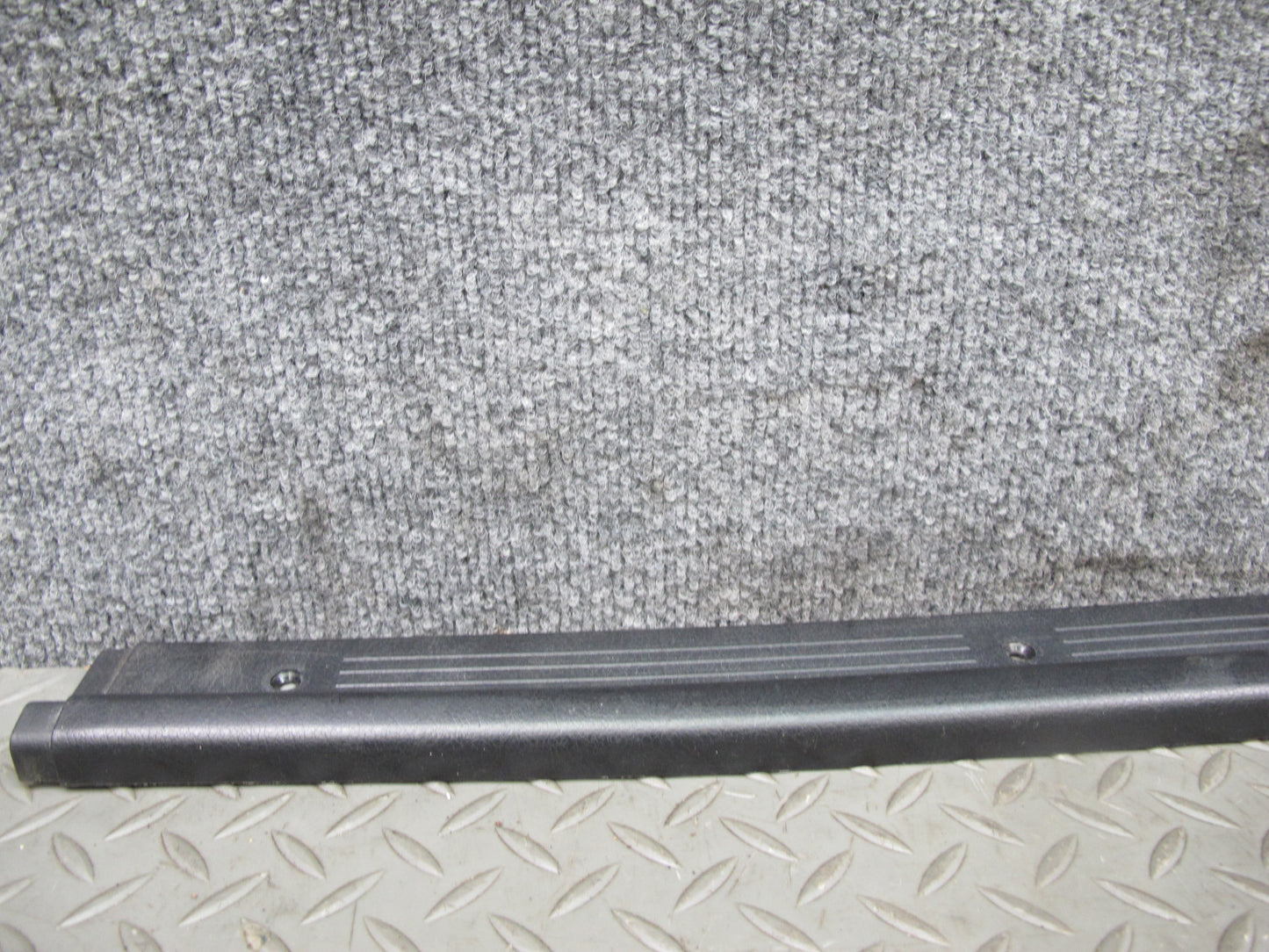 84-89 Nissan Z31 300ZX 2+0 Left Right Door Scuff Sill Plate Trim Panel Set OEM