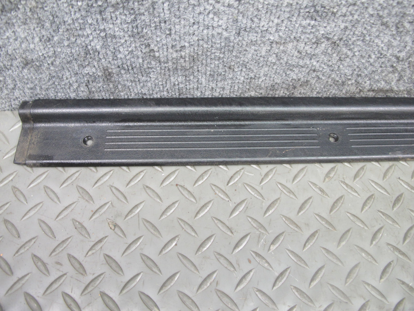 84-89 Nissan Z31 300ZX 2+0 Left Right Door Scuff Sill Plate Trim Panel Set OEM